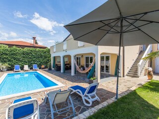 Pool und Garten ansicht