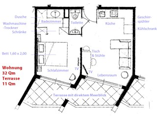 Appartement de vacances Mandelieu-la-Napoule Plan d'étage 21