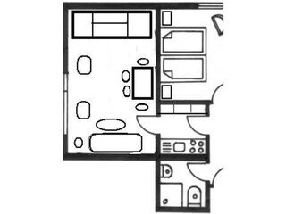 Vakantieappartement Norderney Grondplan 32