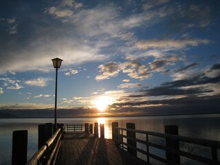 Abendstimmung am Dampfersteg