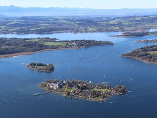der Chiemsee mit den  3 Inseln