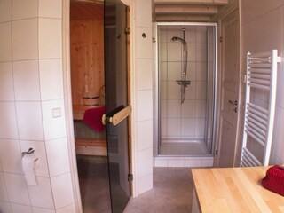 Wellnessbad mit Sauna