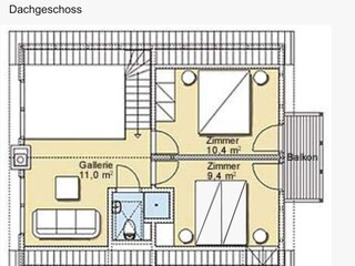 Casa de vacaciones Baabe Plano de planta 25