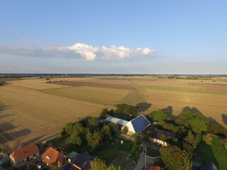 von oben Blick nach süd-west