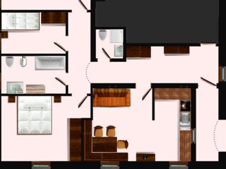Vakantieappartement Völs am Schlern Grondplan 9