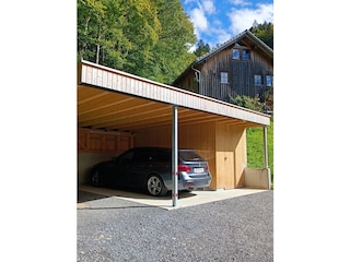 Carport mit 1 Gästestellplatz