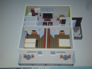 Appartement de vacances Hévíz Plan d'étage 40