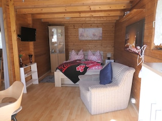 Wohnbereich Blockhaus 1