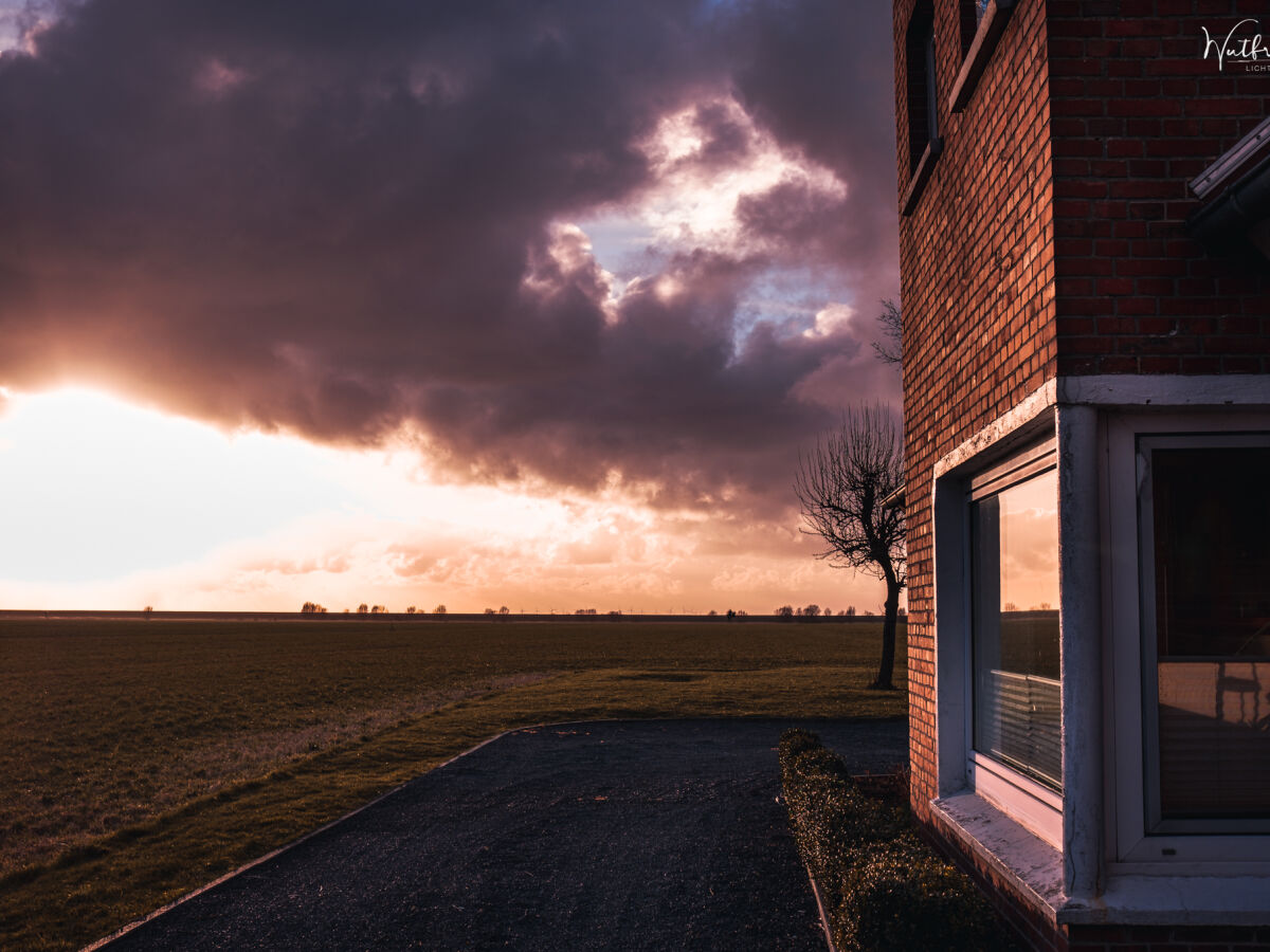 Abendstimmung, Blick nach Westen