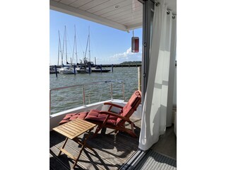 Relaxen auf der Bugterrasse