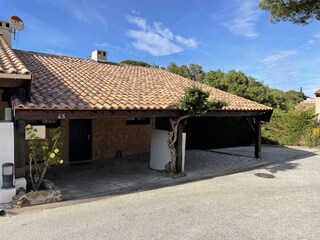 Front of the house carport