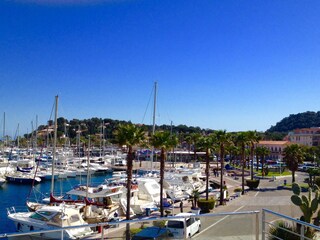 Lively harbour of Cavalaire