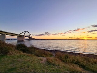 Fehmarnsundbrücke mit traumhaftem Ostseeblick