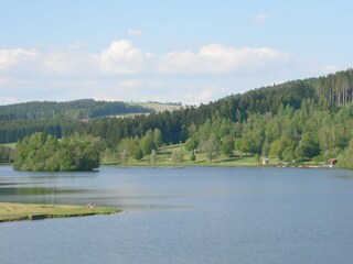 Der Rannasee - größter Badesee im Bayerischen Wald