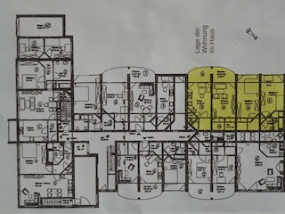 Lage der Ferienwohnung im Haus
