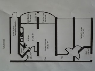 Grundriss der Ferienwohnung