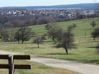 Blick auf Nachbarort