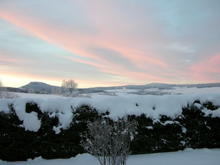 Blick vom Balkon, Abendhimmel