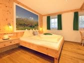 The bedroom in Swiss pine wood