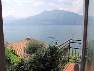 Der schöne Ausblick auf den Gardasee