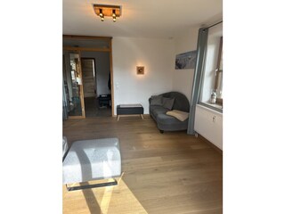 Blick vom Balkon Gartenseite