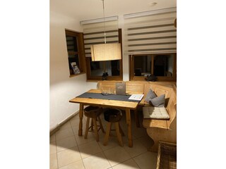 Sitting area in the kitchen
