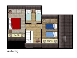 Casa per le vacanze Ouddorp Pianta del piano 29