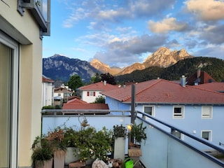 Blick vom Balkon