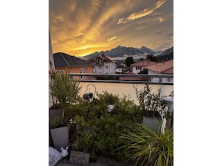 Morgenstimmung vom Balkon