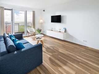 Das helle Wohnzimmer