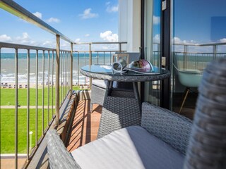 Der Balkon mit Meerblick