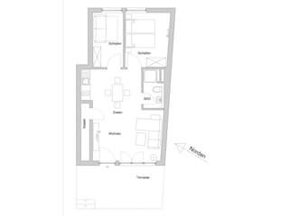 Ferienwohnung Norddeich Grundriss 27