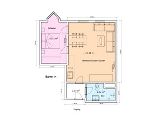 Ferienwohnung Norderney Grundriss 24