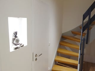 Treppe zu den Schlafzimmern