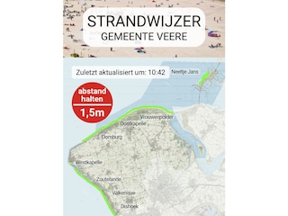 strandwijzerveere.nl zeigt die Strandbelegung