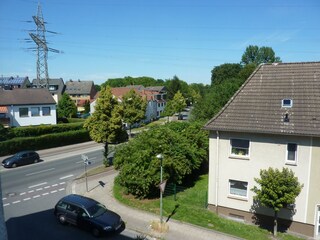 Ausblick aus dem Schlafzimmerfenster