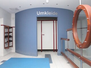 Umkleide im Schwimmbad