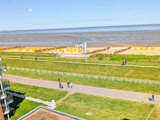 Blick vom Balkon