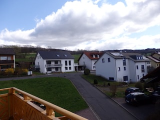 Blick vom Balkon Richtung Buchschirm