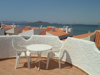 Blick von der Turmterrasse aufs Mar Menor