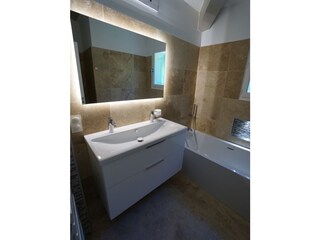 Bad en Suite des neuen Zimmers