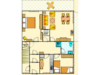 Floor plan, Bargmöhl holiday apartment 31 E.