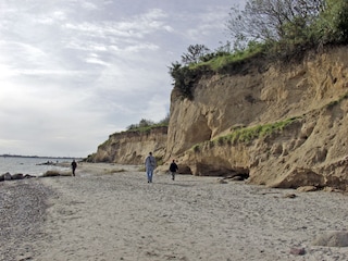 Spaziergang an der Steilküste