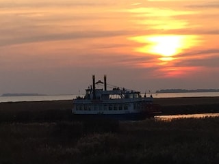 Boddenrundfahrt am Abend