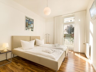 Das "kleine" Schlafzimmer.