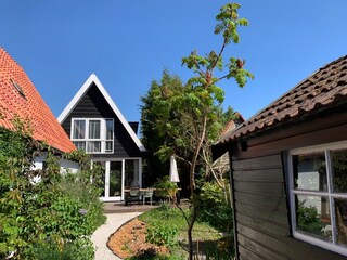 Shed, holliday house and the back of the house