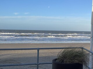 The beach is close
