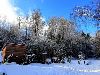 Wellnessbereich im Winter