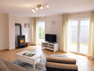 Wohnbereich mit Kamin