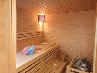Sauna im Duschbad